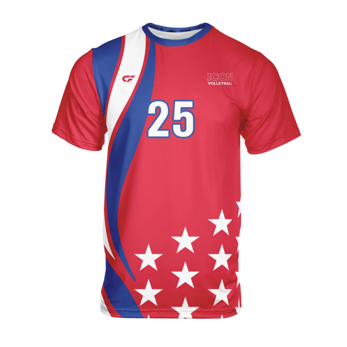 Men's Short Sleeve Volleyball Jersey - Image 1